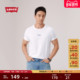 短袖 Levi T恤 经典 LOGO印花宽松复古圆领舒适版 s李维斯情侣款 美式