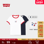 商场同款 0023O 索罗娜女士短袖 Levi s李维斯Paris限定胶囊系列夏季