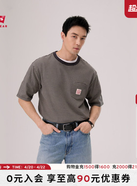 【商场同款】Levi's李维斯工装26春夏新款巴恩风男士短袖T恤A5850