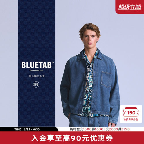 商场同款蓝标男士牛仔外套