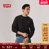 复古简约针织休闲长袖 T恤001B1 s李维斯男士 美式 商场同款 Levi