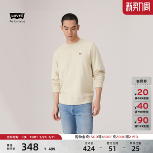 美式 s李维斯男士 Levi 简约休闲宽松加绒卫衣35909 商场同款