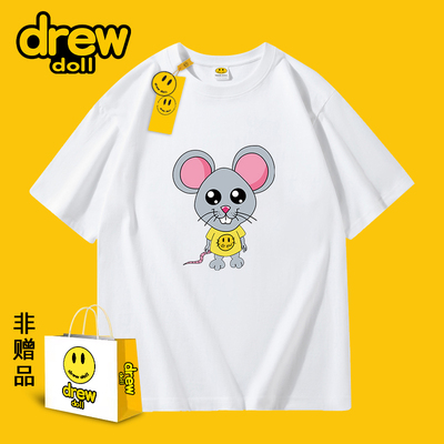 纯棉男女同款亲子休闲短袖T恤