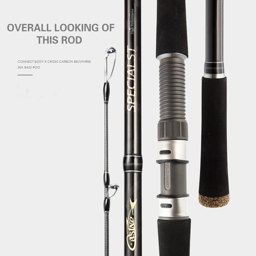 海钓船钓岸钓三节海鲈竿3.0米M调直柄枪柄路亚竿 Fishing Rod