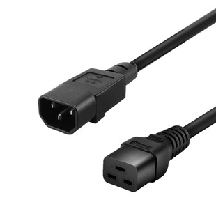C19服務器電源延長線C14轉C19紅色藍黃色PDU美標14AWG2.5平方 C14