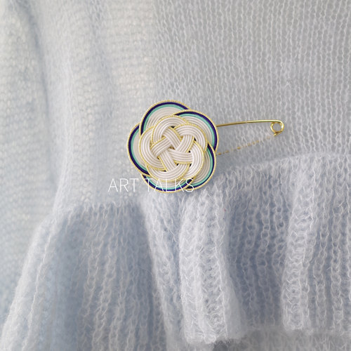 羽生结弦阴阳师 花滑配色 水引双层梅花DIY材料| 包邮含视频教程