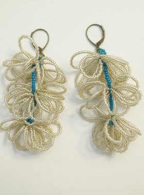 「FAFA」日系手作 串珠耳饰