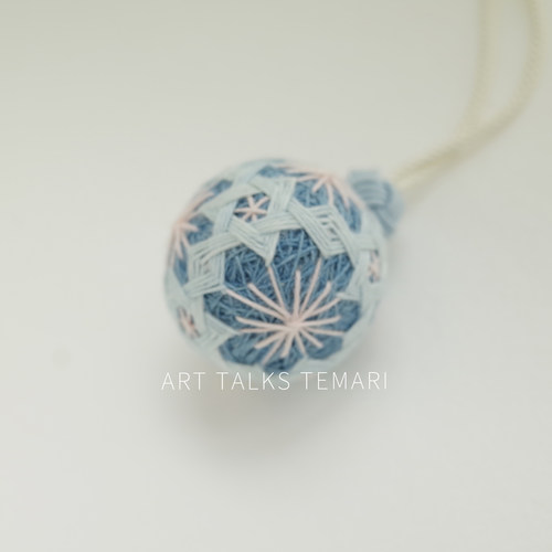 【蓝蔷薇】手鞠成品挂饰|纯手工制作手鞠球 日本进植染线 伴手礼