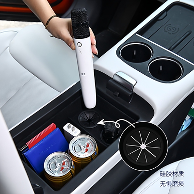 小鹏嵌入式扶手箱分隔储物加深