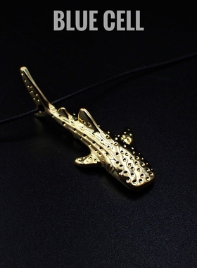 鲸鲨镀金马尔代夫项链