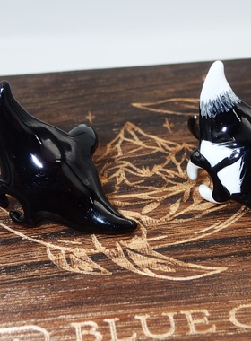 蝠鲼原创设计戒指珐琅质感蓝梦岛