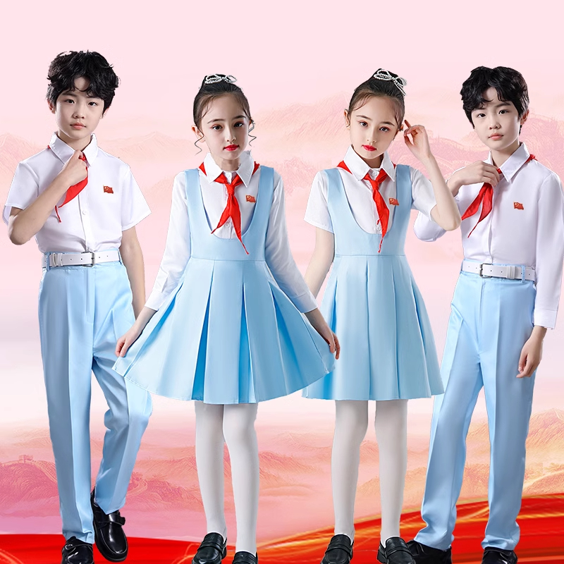 红歌合唱礼服冯琳同款表演出服装