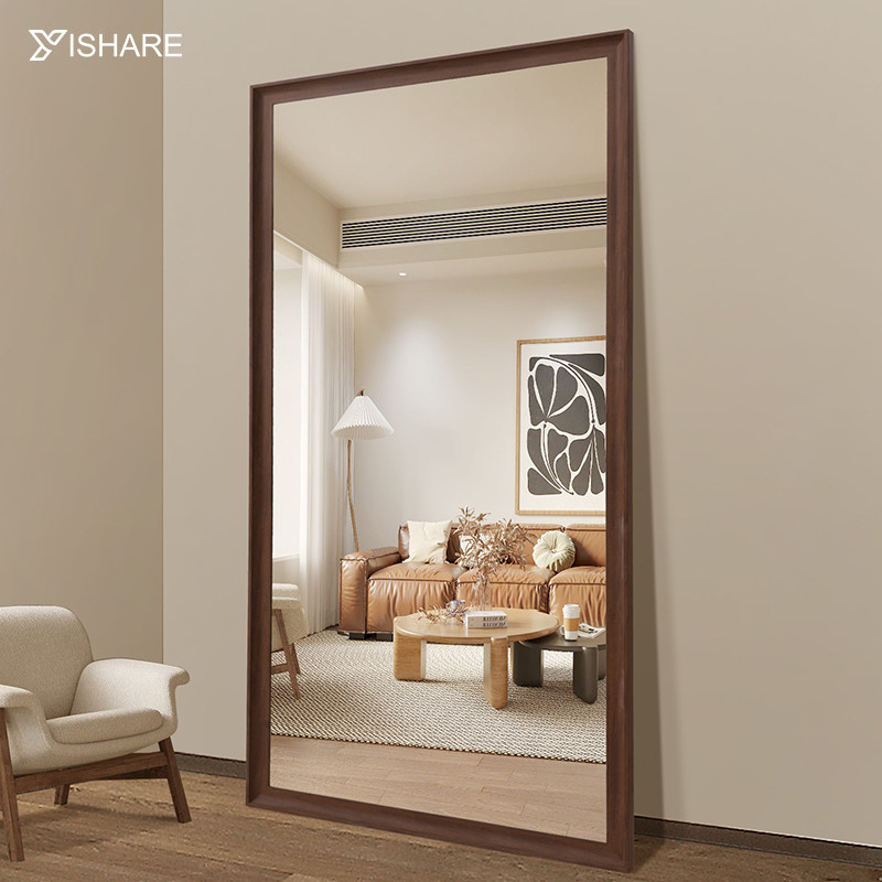 北欧穿衣镜全身镜子落地家用挂墙大镜子贴墙立体服装店立式试衣镜,住宅家具,穿衣镜,淘宝优惠券,粉丝福利购,淘宝优惠卷