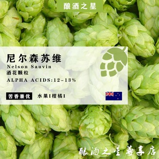 Sauvin家酿啤酒进口颗粒啤酒花精酿精品hops 尼尔森苏维Nelson