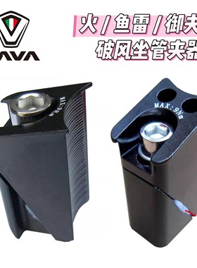 java鱼类6火六水滴坐管夹器