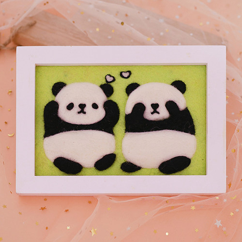 萌萌哒潘哒情侣闺蜜礼物