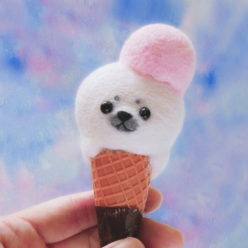 数绵羊羊毛毡戳戳乐男朋友礼物