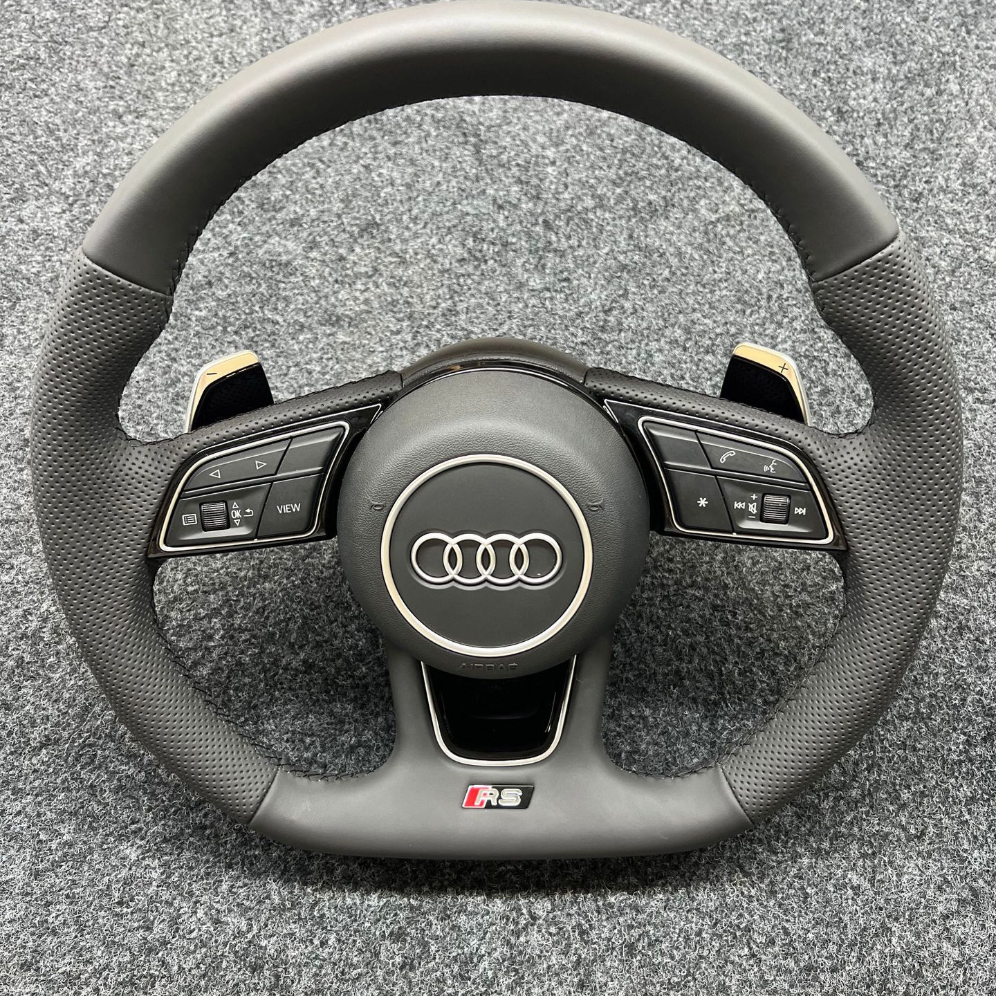 适用于奥迪Audi真皮方向盘