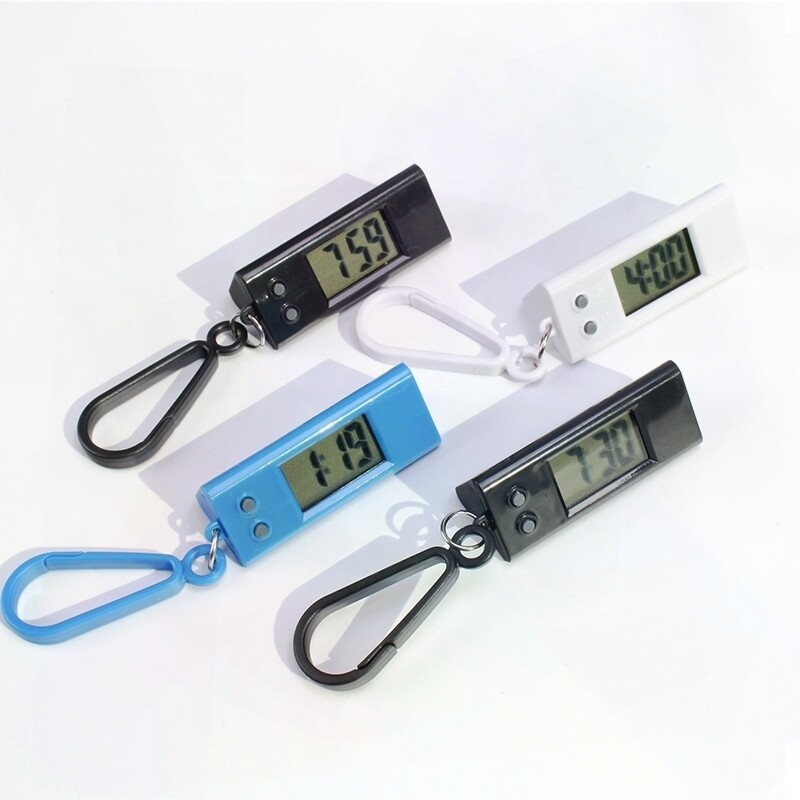 迷你数字简约学习钥匙扣台式考试小号家用台钟考研小型时间显示器图片