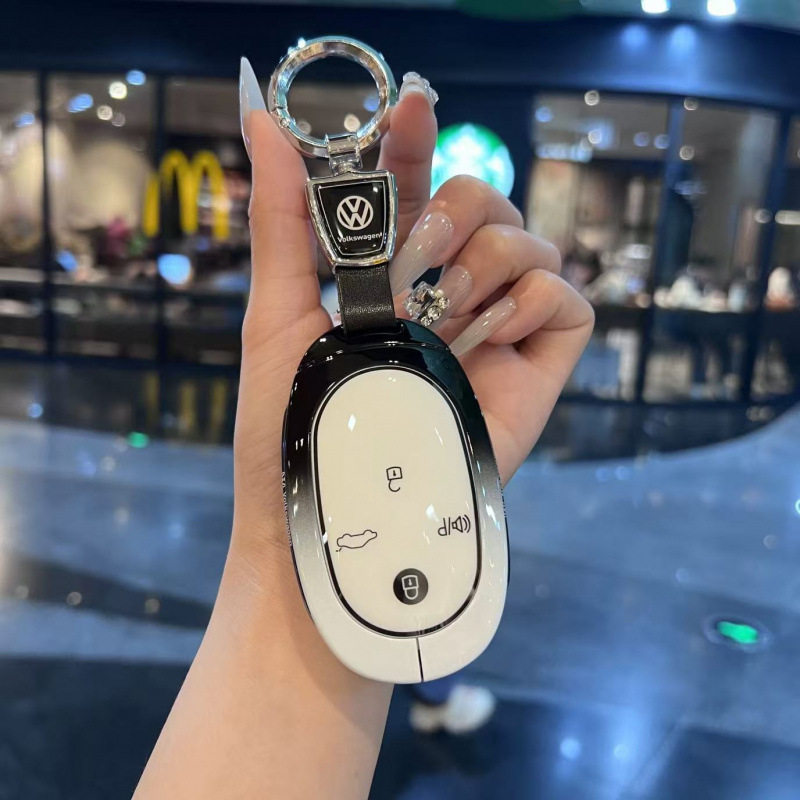 适用大众ID.ERA 9X钥匙套26新款ID UNYX与众08汽车ID9X遥控包扣壳