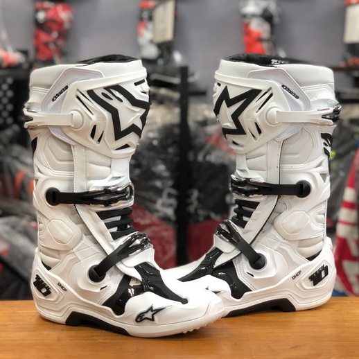a星t10越野靴子alpinestars tech10越野摩托车靴子防摔活动轴长靴