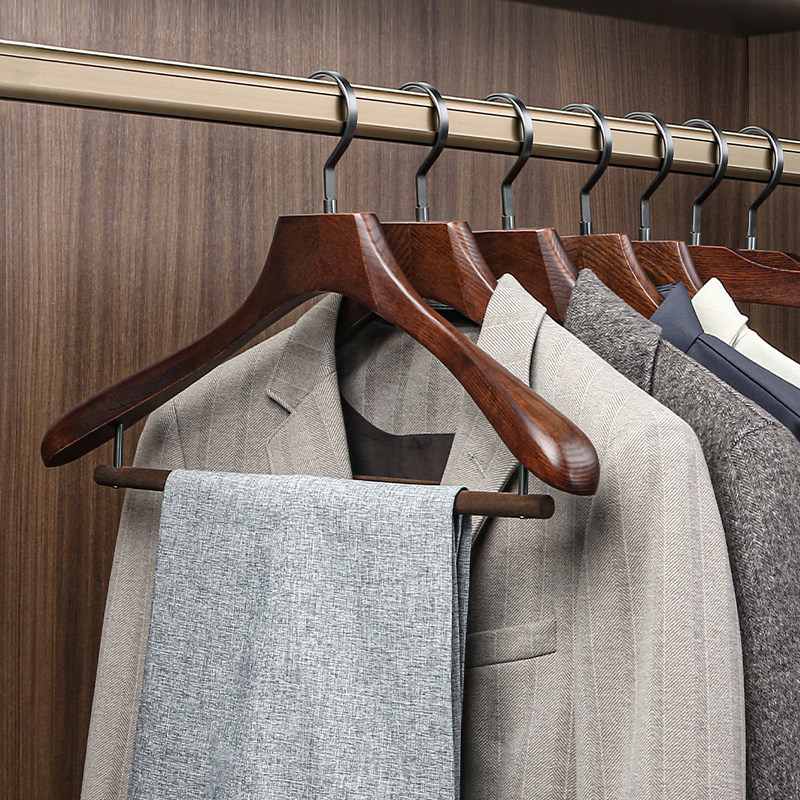 高档男装西服衣架商务大衣挂衣橱衣柜护衣防滑无痕冬天厚外套衣撑,收纳整理,金属衣架,淘宝优惠券,粉丝福利购,淘宝优惠卷