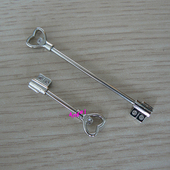 钥匙款 Angel316L医用钢杆 耳桥钉 乳钉 穿两孔双耳洞个性 耳钉