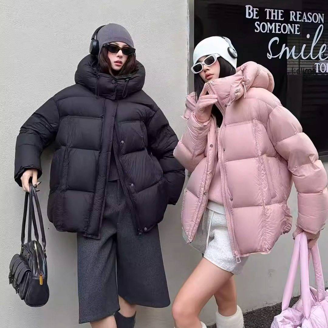 冬季新款韩版连帽泡芙羽绒服女短款加厚保暖面包服外套冬装,女装/女士精品,羽绒服,淘宝优惠券,粉丝福利购,淘宝优惠卷