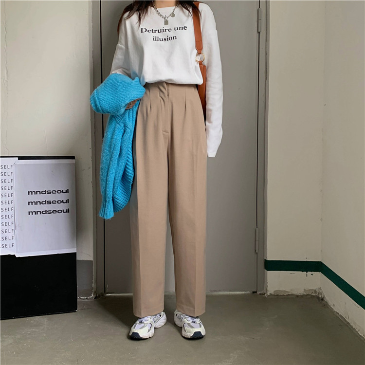 Real price ~ loose and versatile casual wide leg pants