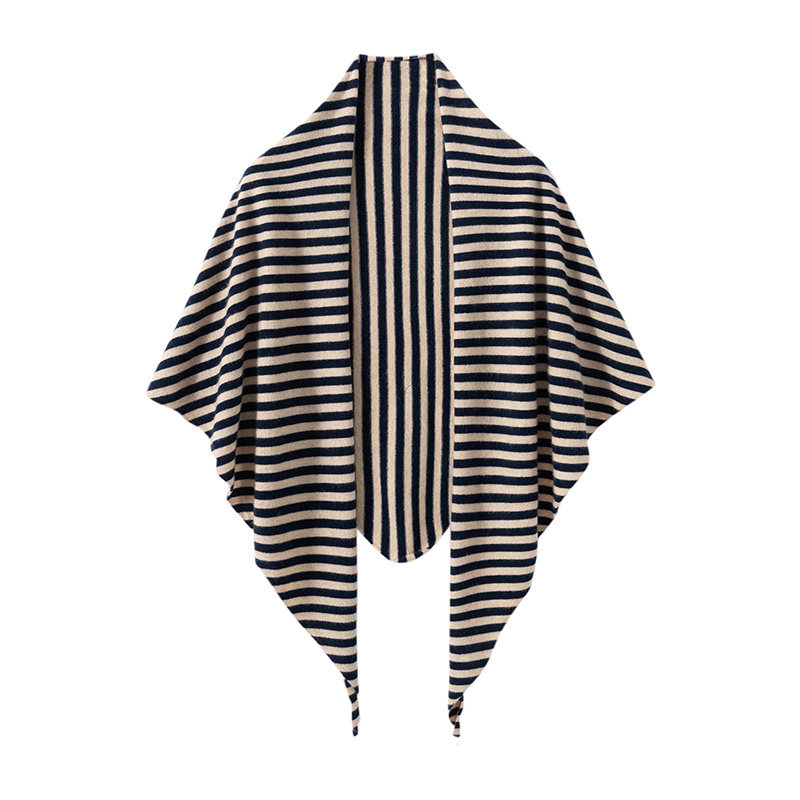 欧美风山羊绒条纹三角巾男女通用夏季遮阳披肩百搭休闲针织围巾,服饰配件/皮带/帽子/围巾,围巾/丝巾/披肩,淘宝优惠券,粉丝福利购,淘宝优惠卷