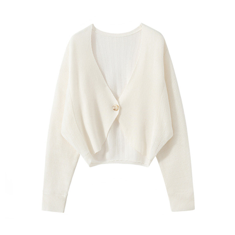 温柔慵懒风V领一粒扣羊绒开衫女短款针织外套气质披肩,女装/女士精品,羊绒衫,淘宝优惠券,粉丝福利购,淘宝优惠卷