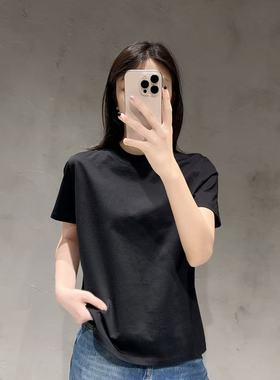 断码福利款微默契正品K牌KIYUGINA圆领丝光棉短袖T恤26072