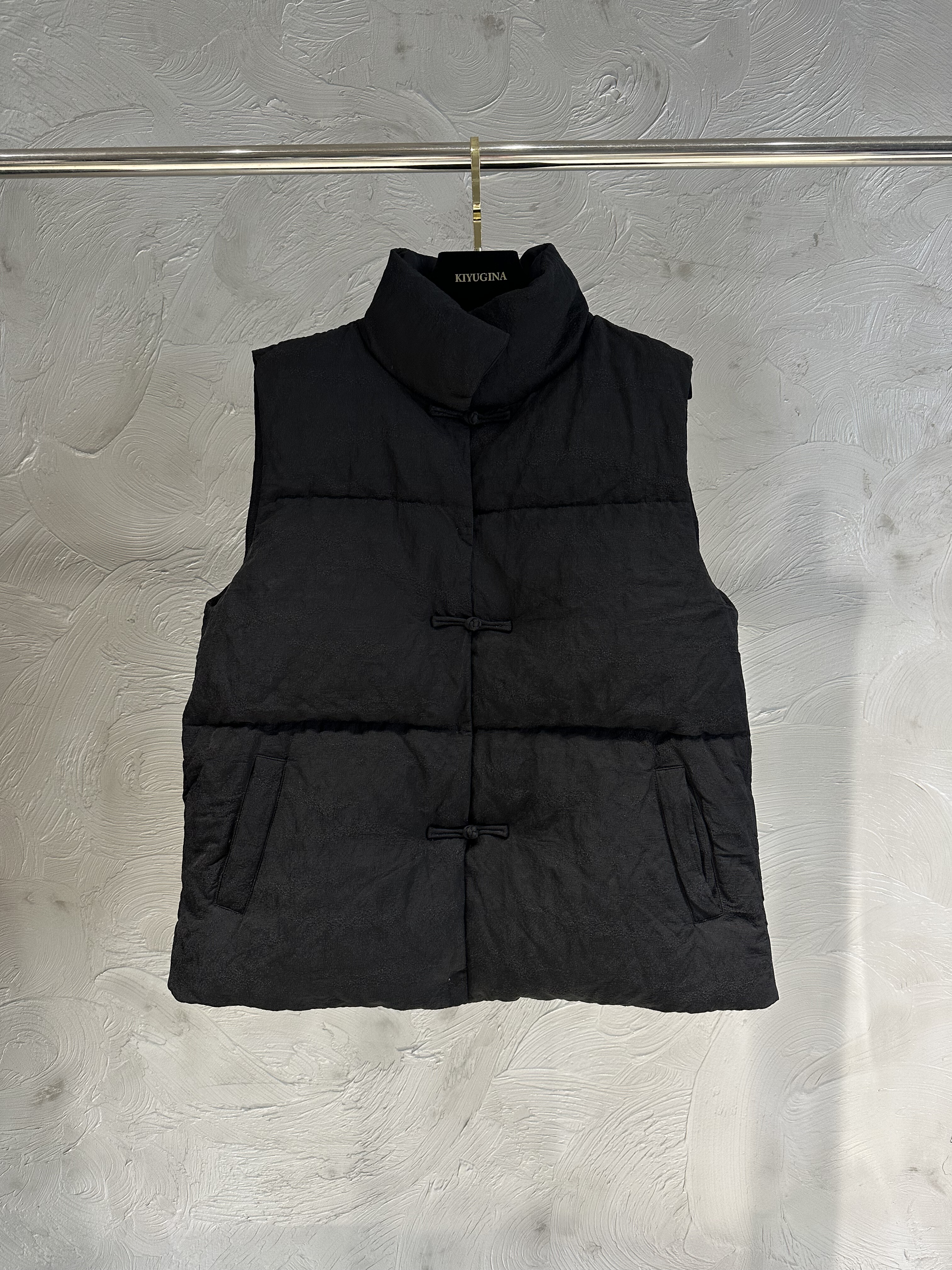 微默契正品K牌KIYUGINA白鸭鹅羽绒服马甲短外套