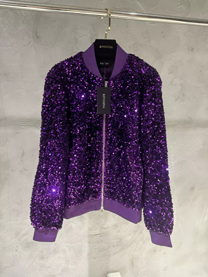 断码福利款微默契正品K牌KIYUGINA全亮片棒球服短外套