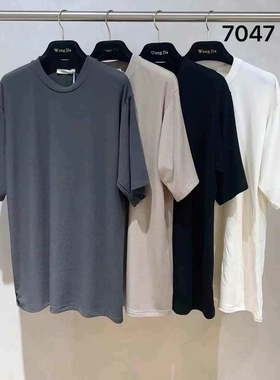 微默契正品K牌KIYUGINA软糯面料短袖净版T恤7047