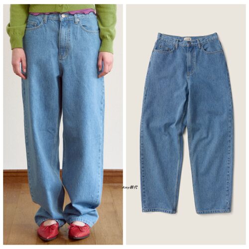 SIENNE韩国代购26春款 Old fashioned Denim Pants 复古牛仔裤