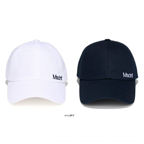 25秋冬Amy韩国代购 mschf 基础款棉质棒球帽 LOGO鸭舌帽2色