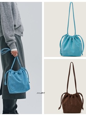 SIENNE韩国直邮 25秋冬 Pina Suede 麂毛皮包 手拎单肩包