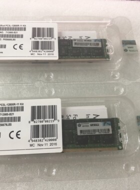 原装713985-B21 713756-081 HP 16GB 2Rx4 PC3L-12800R-11 保一年