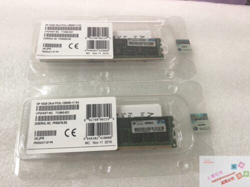 原装713985-B21 713756-081 HP 16GB 2Rx4 PC3L-12800R-11 保一年