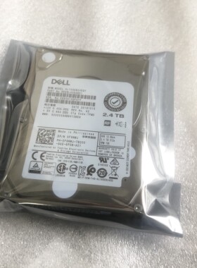 DELL 2.4T SAS 12G 10K 2.5寸硬盘 F9NWJ R740 R640原装正品保1年