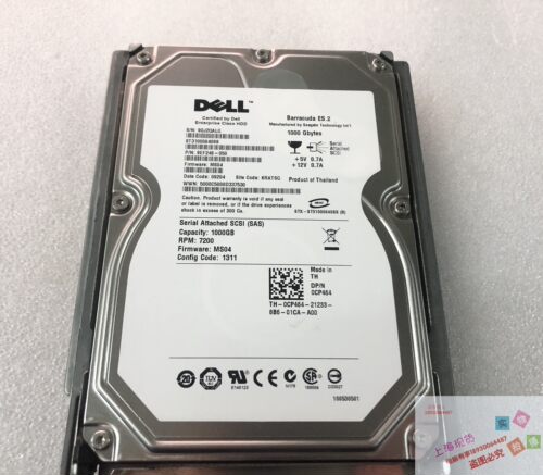 CP464 DELL 0CP464 MD3000硬盘 DELL 1TB SAS 存储盘ST31000640SS