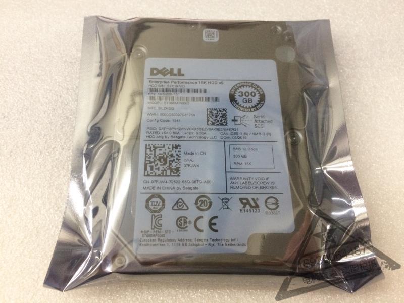 ST300MP0005 07FJW4 300G 15K 12Gb 2.5 SAS 原装正品非OEM 7FJW4