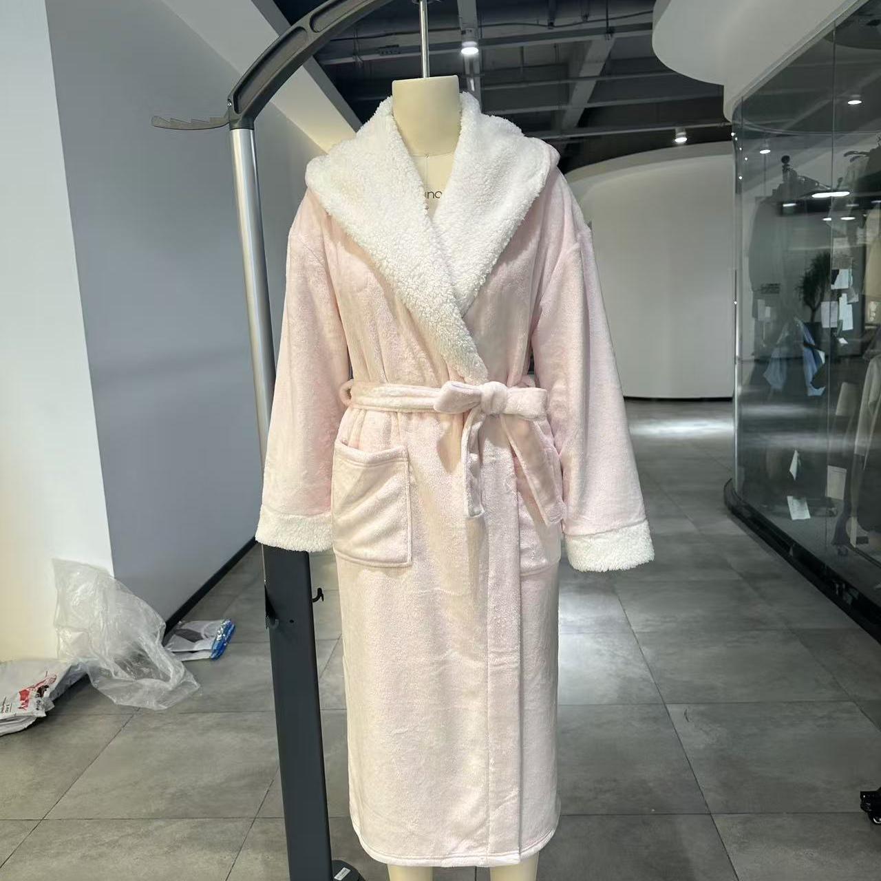 划算，工厂亏本清浴袍珊瑚绒保暖