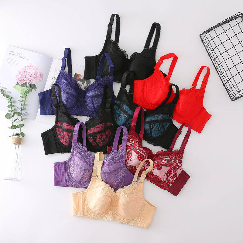 大码文胸大罩杯f杯g杯全杯内衣75e100h110h杯胖mm薄杯胸罩女新款
