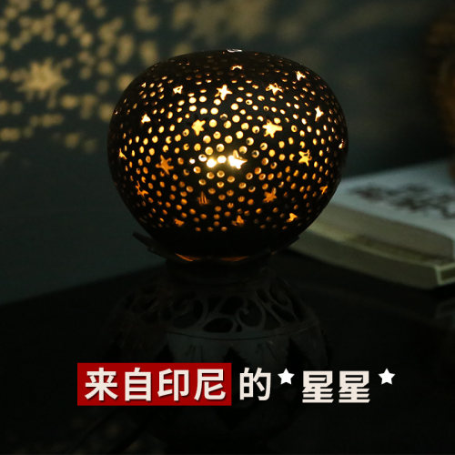 印尼手作进口氛围灯睡前电源民宿
