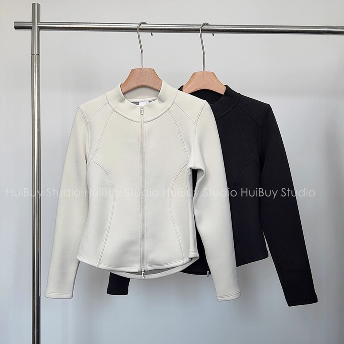 【会buy实拍】升级版石墨烯小暖炉外套修身显瘦弹力显身材秋冬新