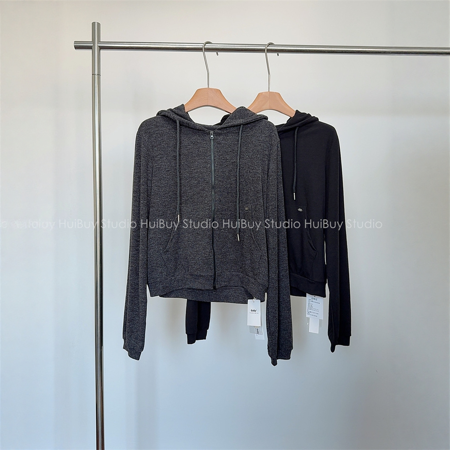 【会buy实拍】好穿到爆 慵懒松弛感显瘦针织面料减龄连帽开衫女秋