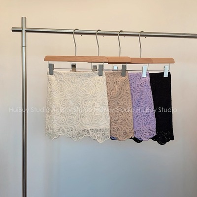 【会buy实拍】法式蕾丝半身裙性感辣妹高级感修身高腰包臀短裙夏