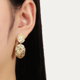 设计师 丹麦 Tatirocks抽象不规则几何耳钉高级感轻奢女潮耳环